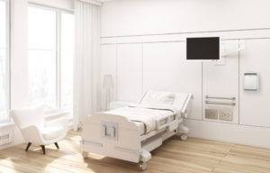 Photo EOLIS GM Blanc chambre clinique luxe